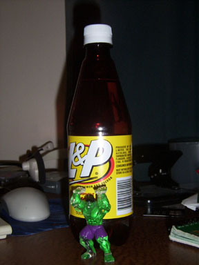 NZ bottle L&P lemon and paeroa drink